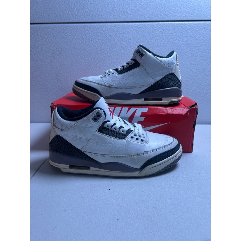 Jordan Air Jordan 3 Retro White Cement Size 8M #Z212
